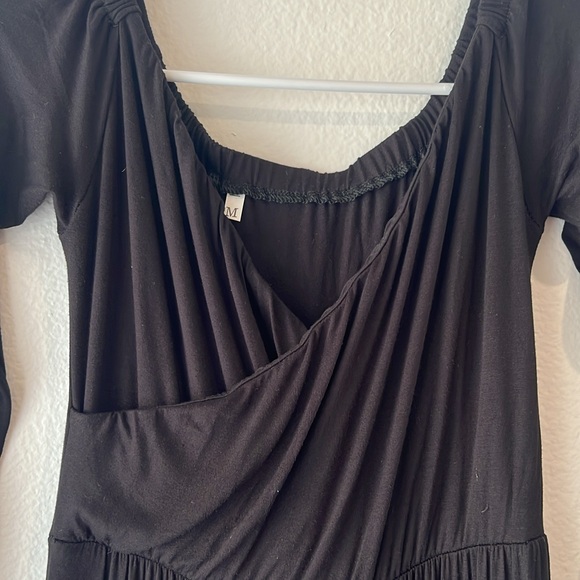 Motherhood Maternity Black Maxi Dress - Picture 1 of 3